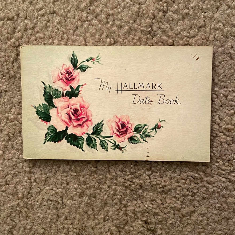 1948 My Hallmark Date Book From Tower Gift Shop Columbus, Ohio